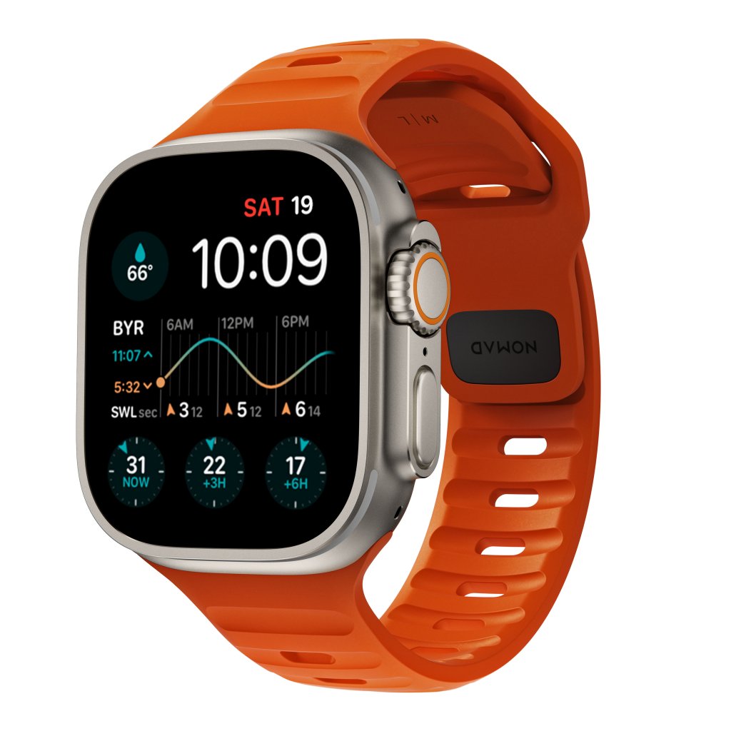 Nomad Sport Band Apple Watch 44/45/49mm, Ultra Orange