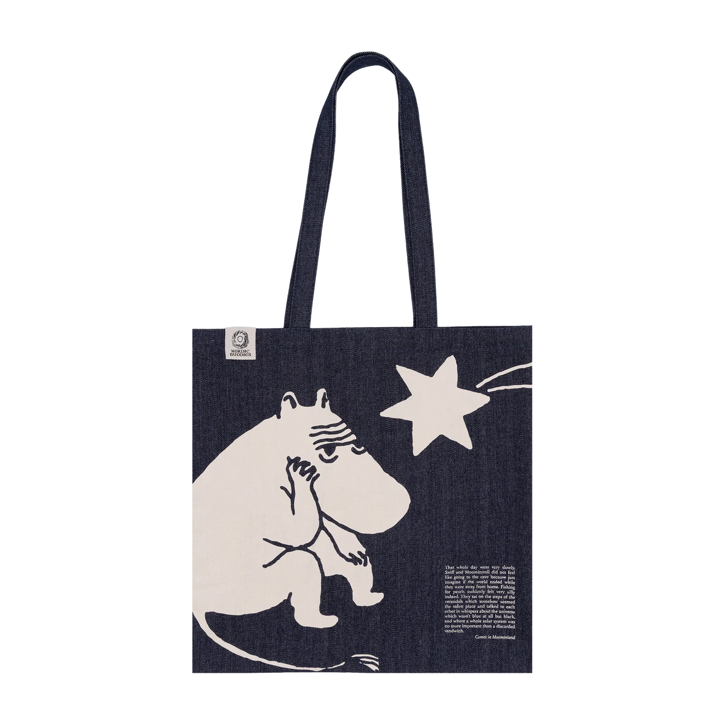 Nordicbuddies Moomin Novels Denim Bag