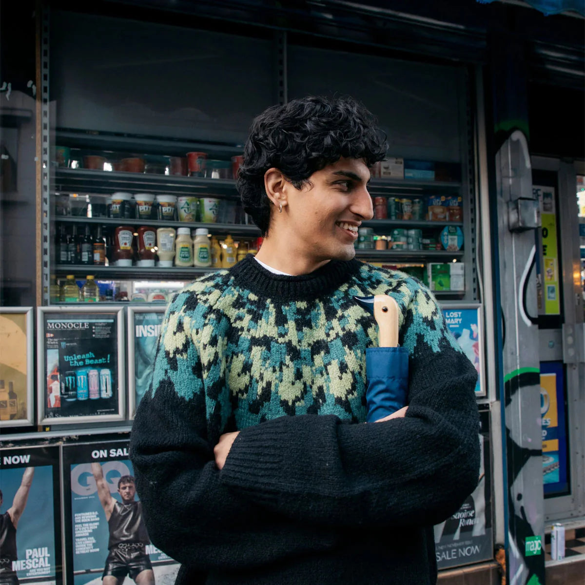 Original Duckhead Compact Umbrella, Navy