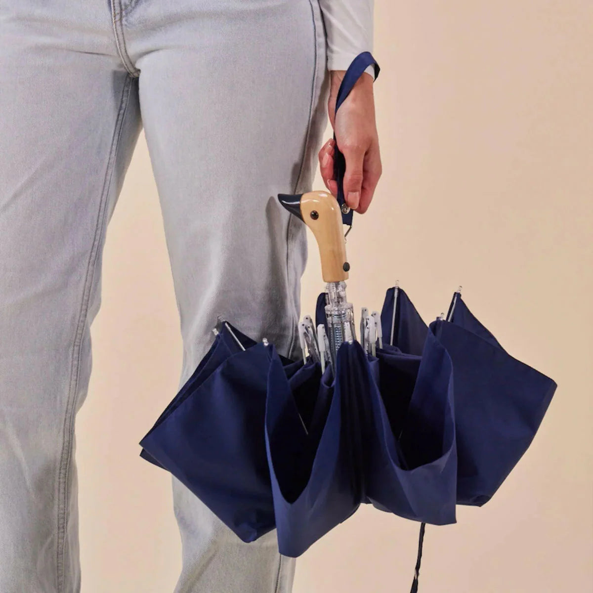 Original Duckhead Compact Umbrella, Navy