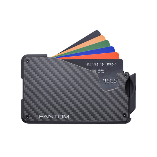 Fantom Wallet S 5-10 Cards Slim, Carbon Fiber