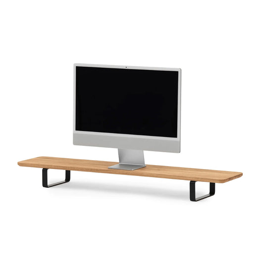 Oakywood Desk Shelf, Oak/Black