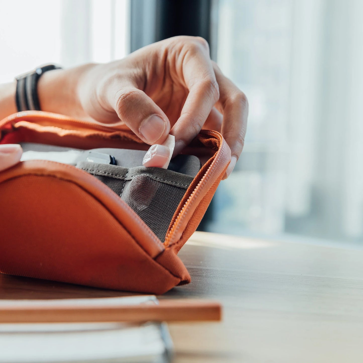 Orbitkey Desk Pouch, Terracotta