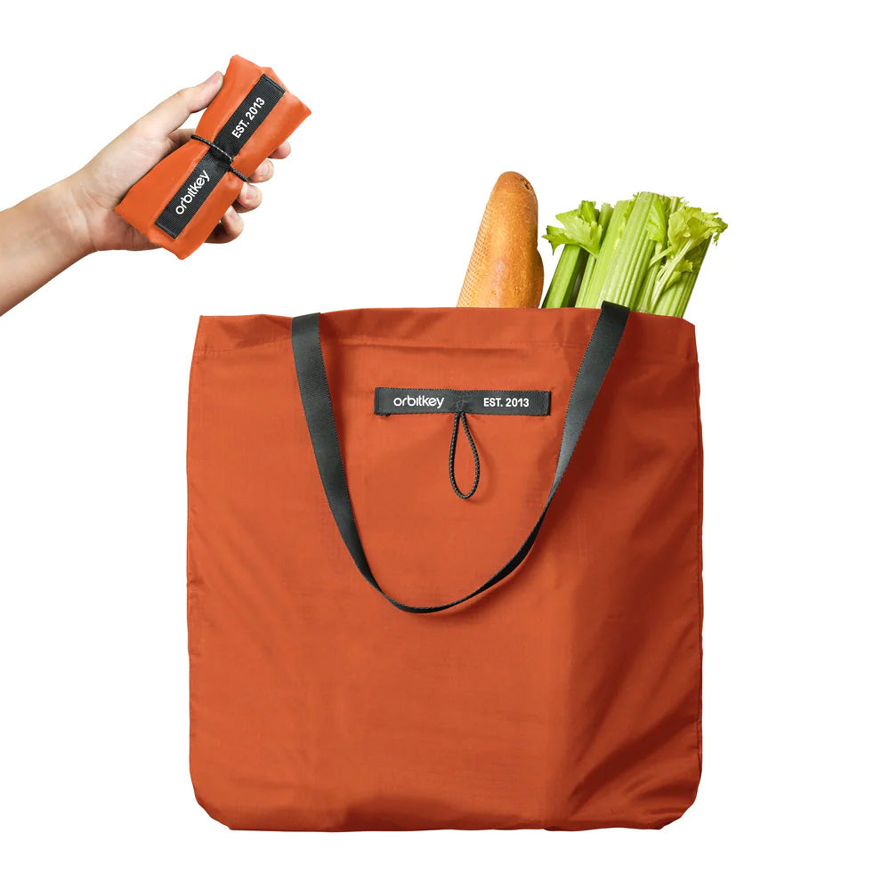 Orbitkey Foldable Tote Bag Limited Edition, Tangerine