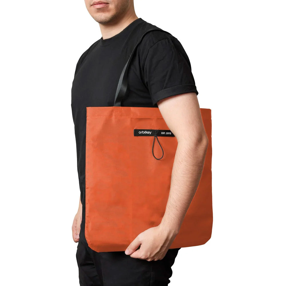 Orbitkey Foldable Tote Bag Limited Edition, Tangerine