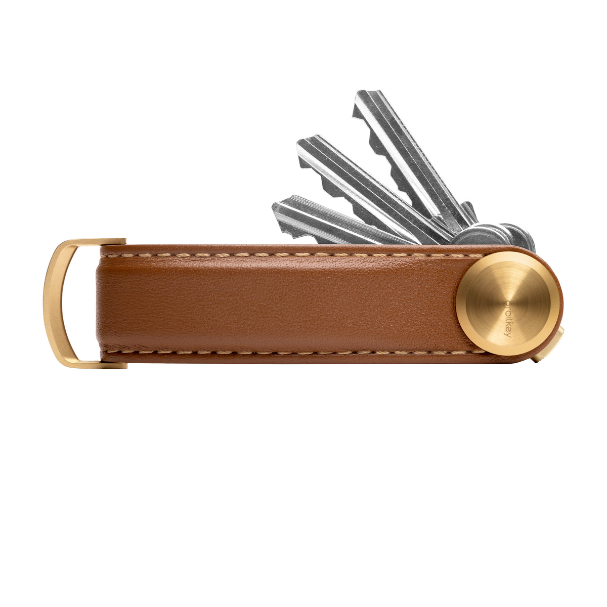 Orbitkey Key Organiser Pro Leather, Cedar – Goodnotes.no
