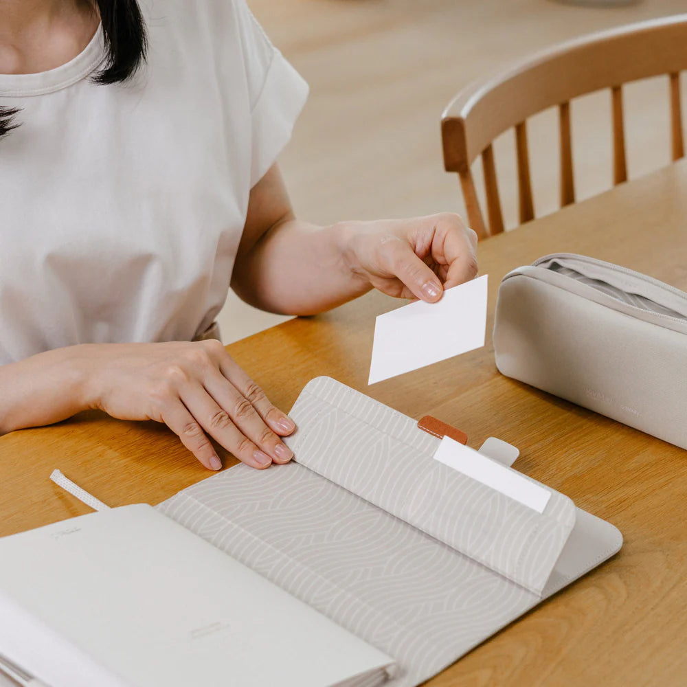 Orbitkey KonMari Compendium A5 (Leather-Free), Stone