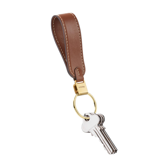 Orbitkey Loop Keychain Leather (Caramel)