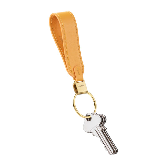 Orbitkey Loop Keychain Leather (Orange)