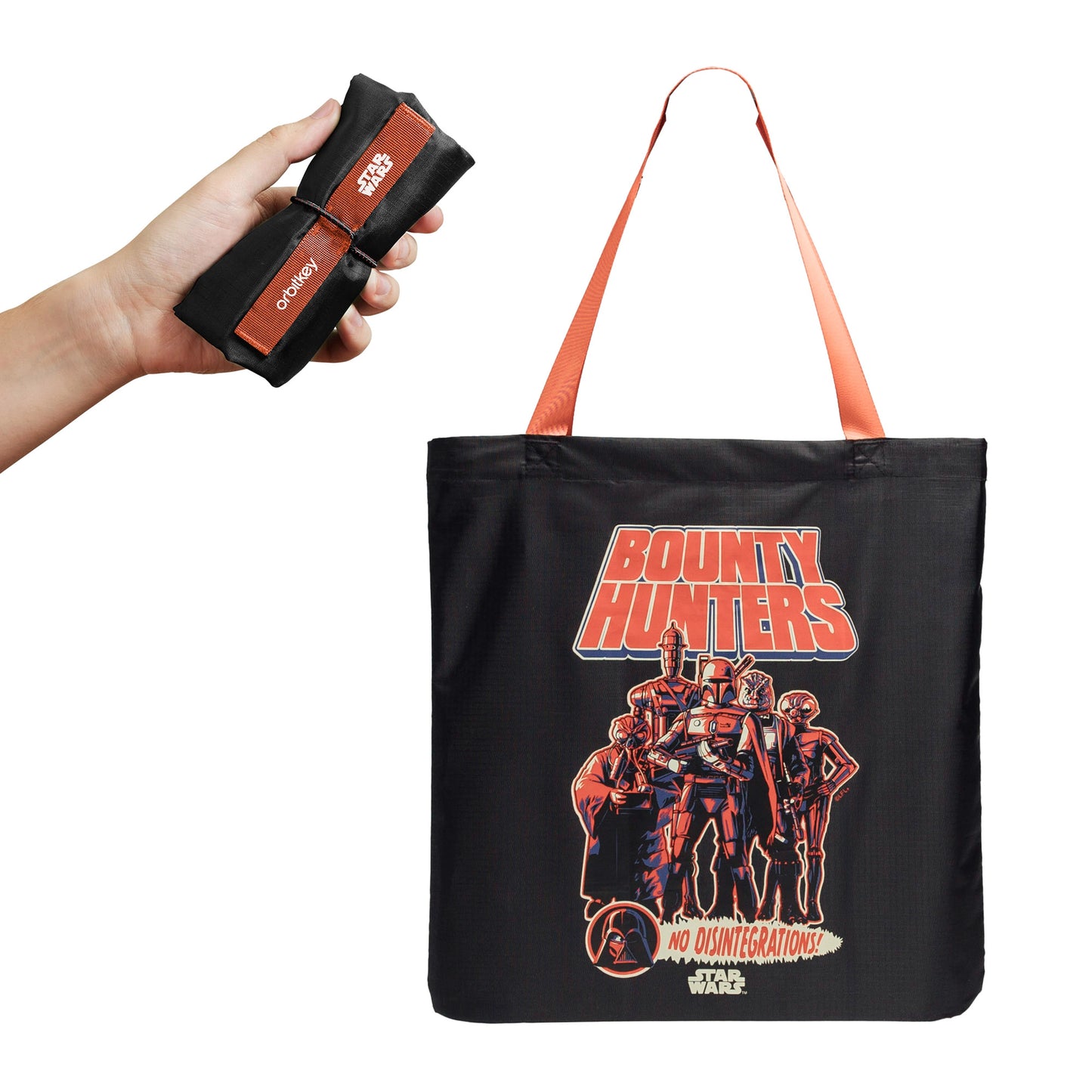 Orbitkey Star Wars™ Foldable Tote Bag, Bounty Hunters™