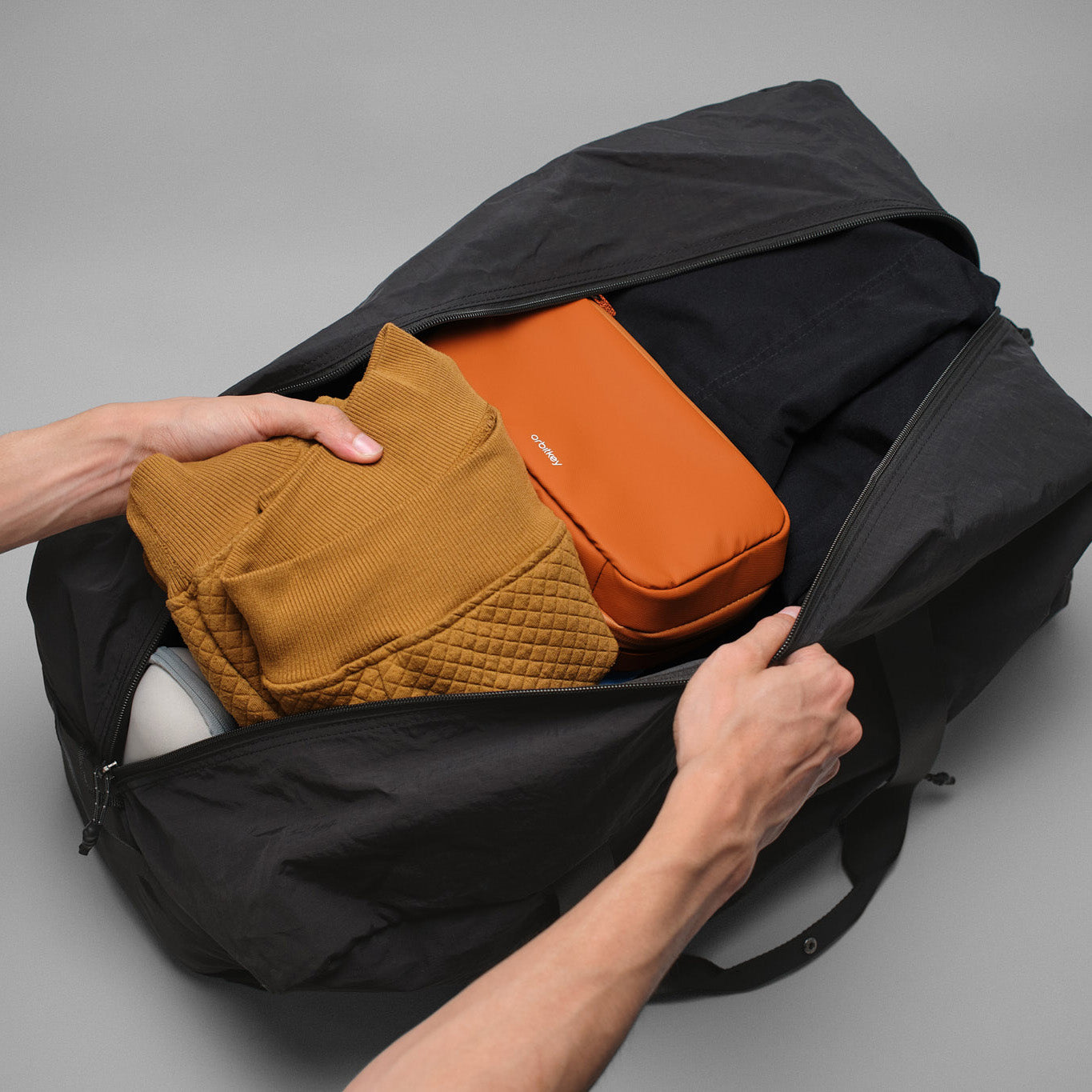 Orbitkey Foldable Duffel 55L, Black