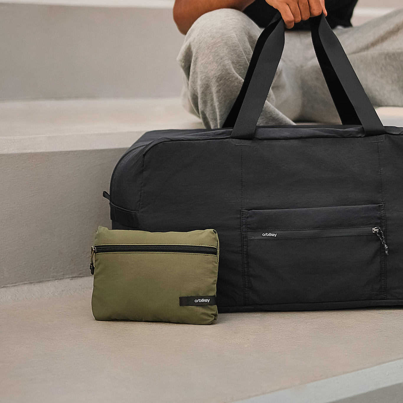 Orbitkey Foldable Duffel 55L, Olive