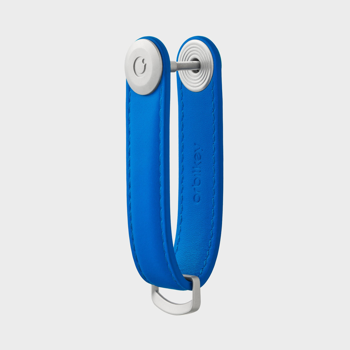 Orbitkey Key Organiser Leather, Cobalt Blue, detaljbilde 3