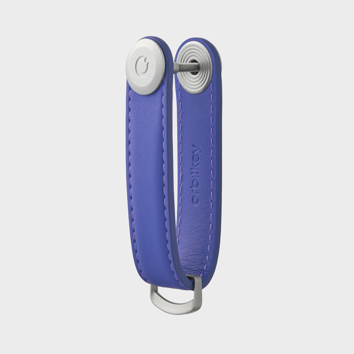 Orbitkey Key Organiser Leather, Very Peri, detaljbilde 3
