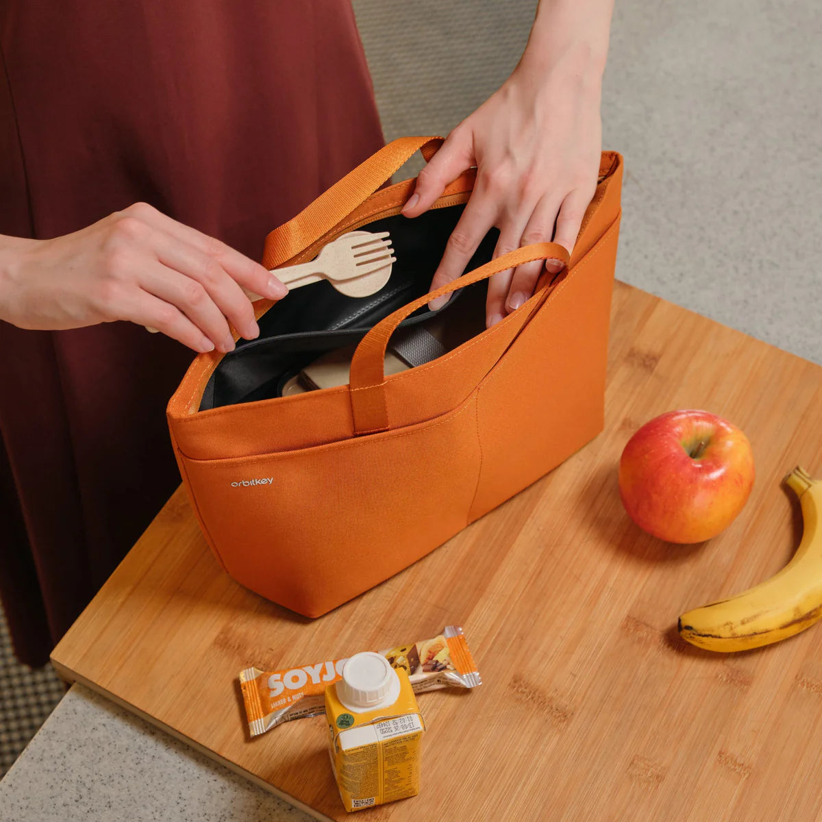 Orbitkey Insulated Lunch Bag Mini 5L, Terracotta