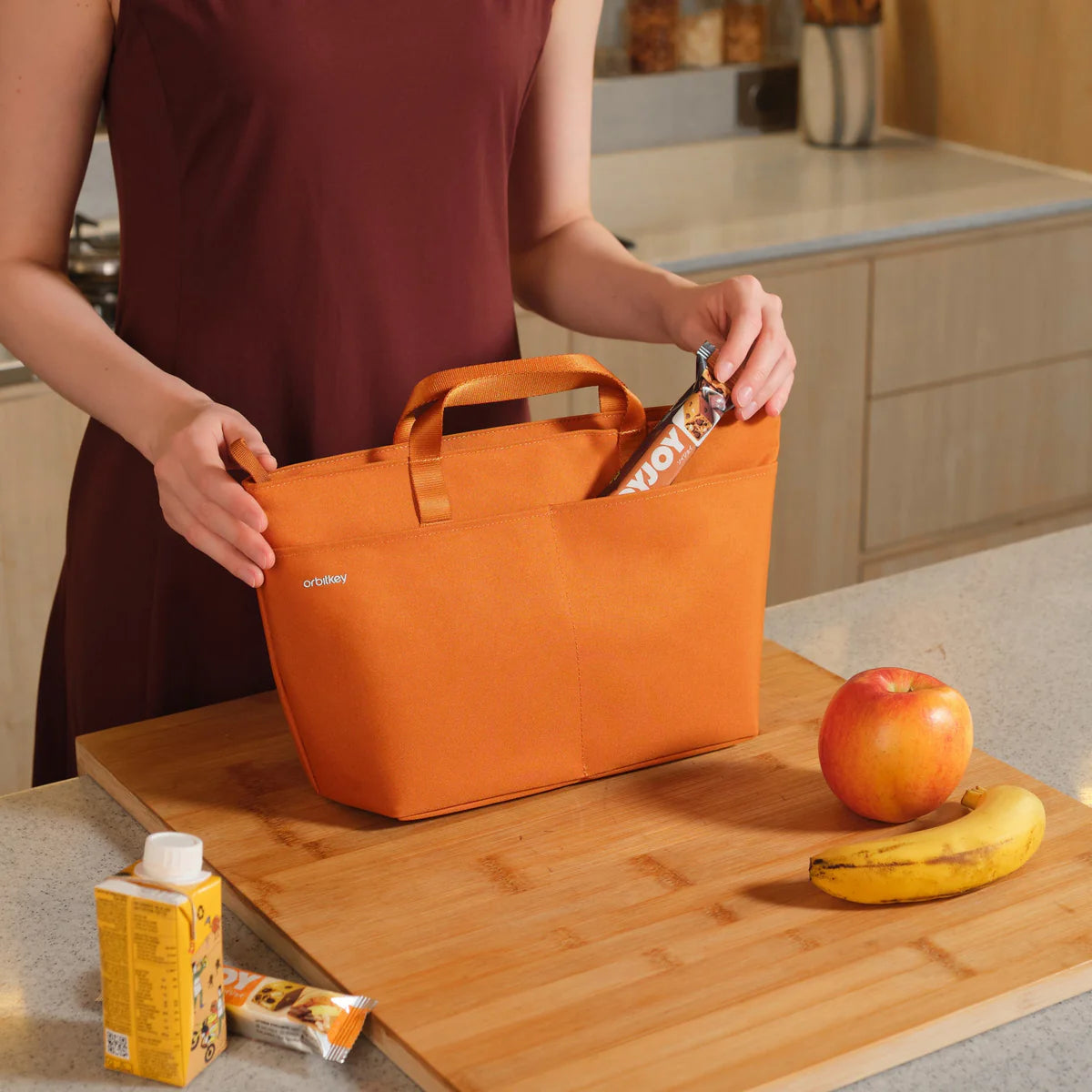 Orbitkey Insulated Lunch Bag Mini 5L, Terracotta