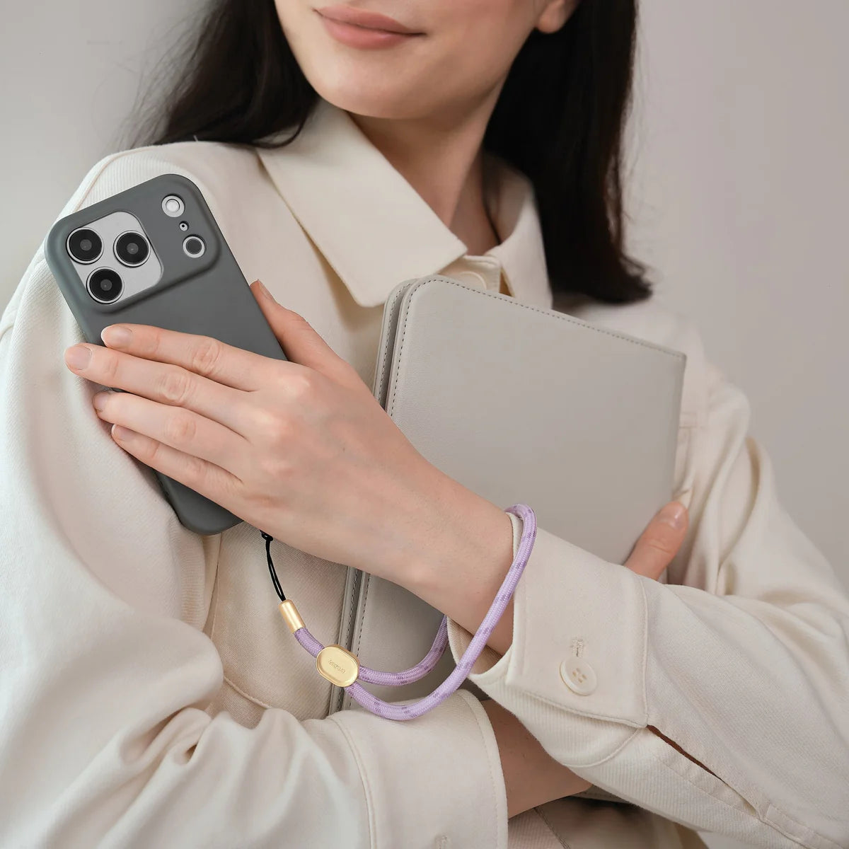 Orbitkey Phone Wrist Strap, Lilac