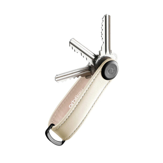 Orbitkey 2.0 Leather Key Organiser, Sand