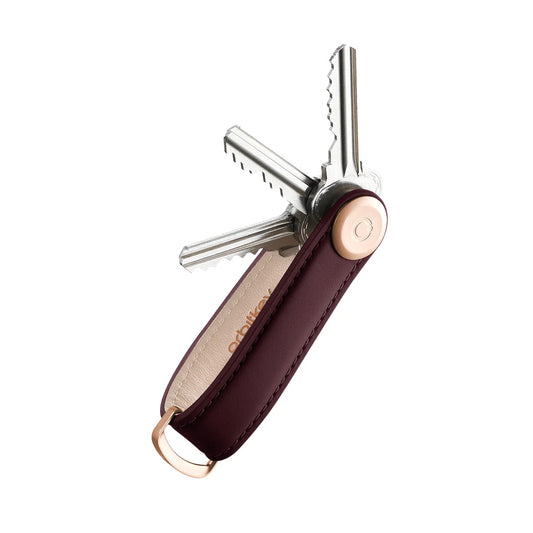 Orbitkey 2.0 Leather Key Organiser, Wine