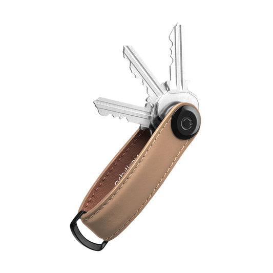 Orbitkey Key Organiser Matte Leather, Mocha