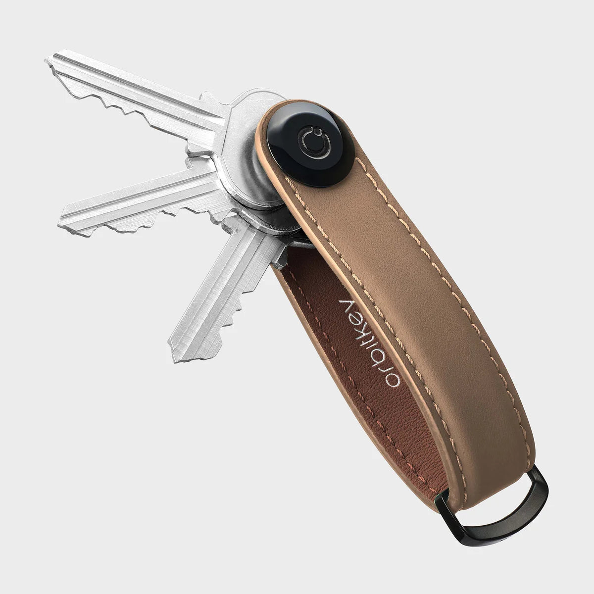 Orbitkey Key Organiser Matte Leather, Mocha