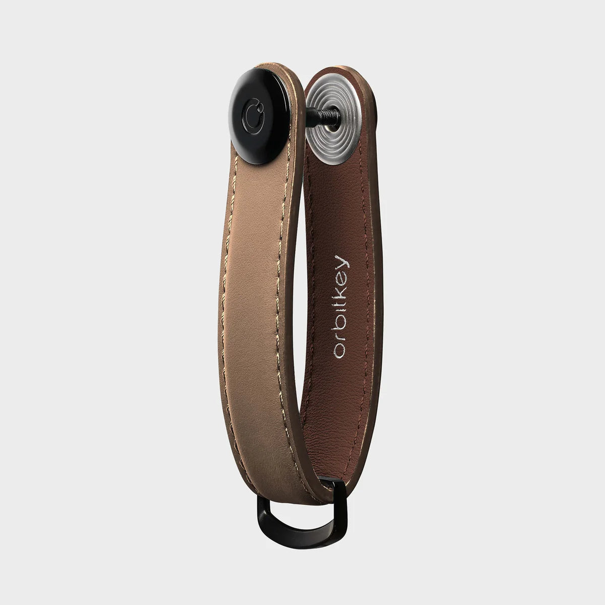 Orbitkey Key Organiser Matte Leather, Mocha