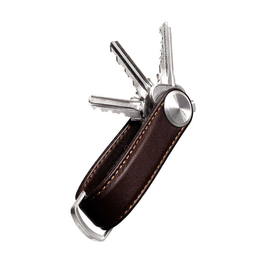Orbitkey Key Organiser Pro Leather, Mahogany