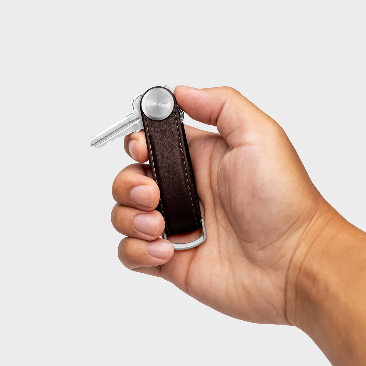Orbitkey Key Organiser Pro Leather, Mahogany