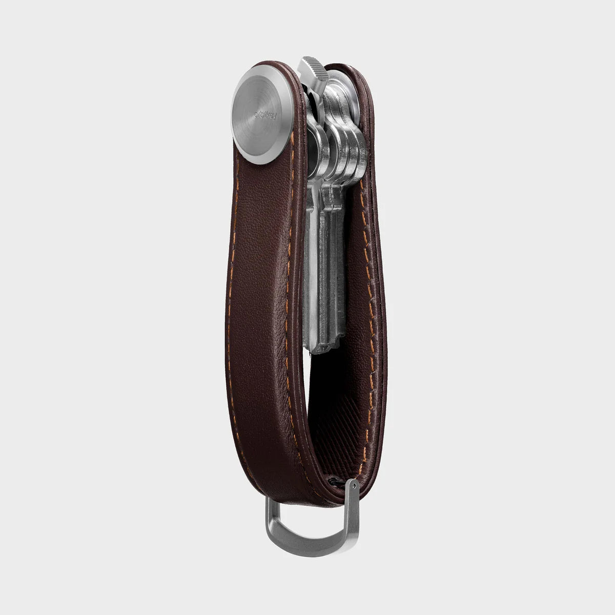 Orbitkey Key Organiser Pro Leather, Mahogany