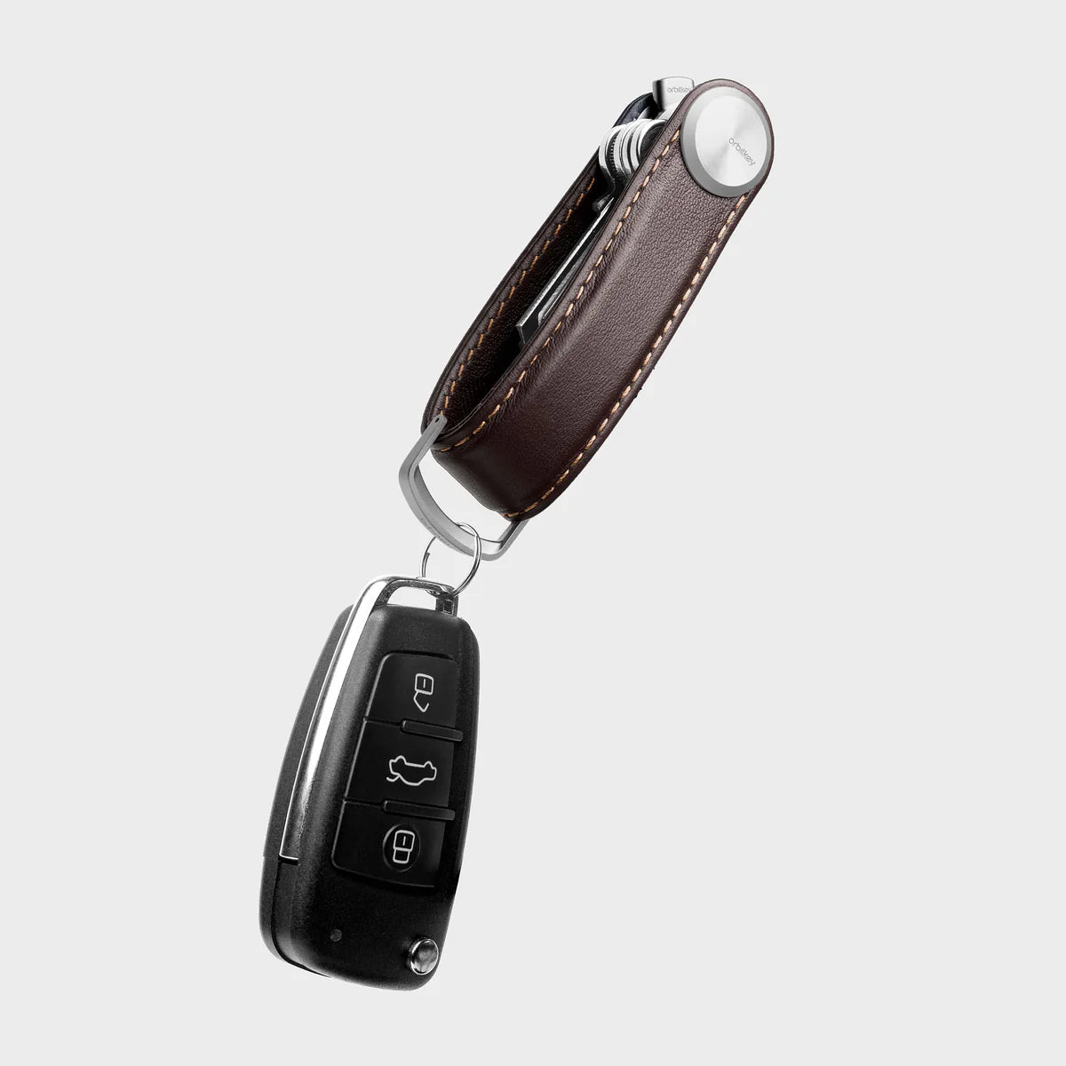 Orbitkey Key Organiser Pro Leather, Mahogany