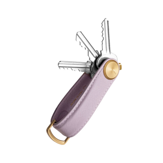 Orbitkey Key Organiser Pro Saffiano Leather, Lilac