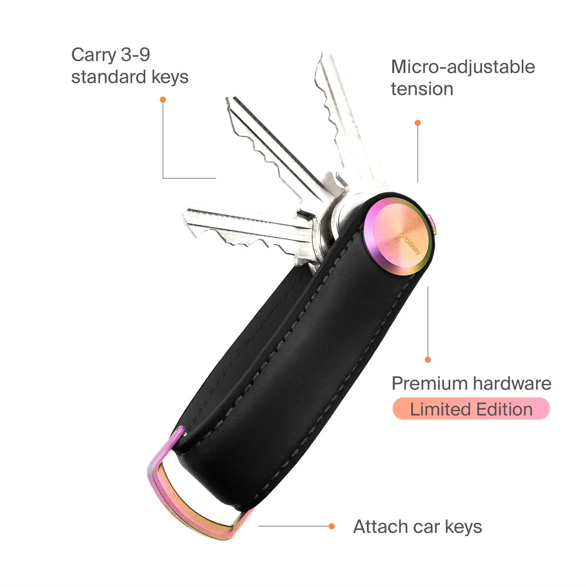 Orbitkey Key Organiser Pro Cosmic Range, Eclipse