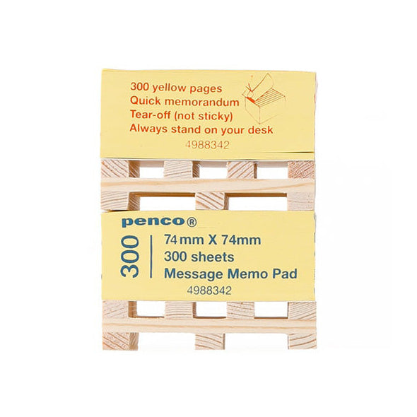 Hightide Penco Memo Block on Pallet, "While You Were Out"