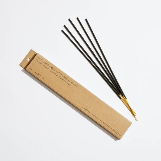P.F. Candle Co. Incense Sticks, NO. 11 Amber & Moss