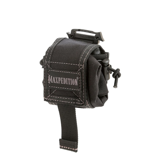 Maxpedition Mini Rollypoly Folding Dump Pouch, Black