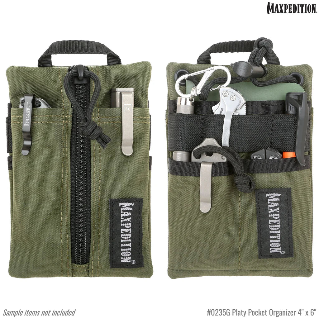 Maxpedition Platy Pocket Organizer 4" x 6", OD Green