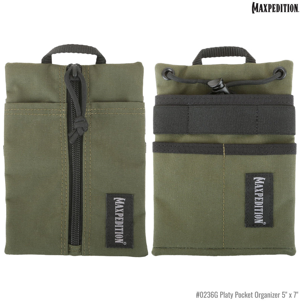 Maxpedition Platy Pocket Organizer 5" x 7", OD Green