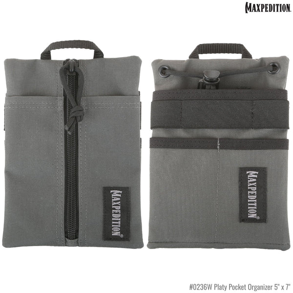 Maxpedition Platy Pocket Organizer 5" x 7", Wolf Gray