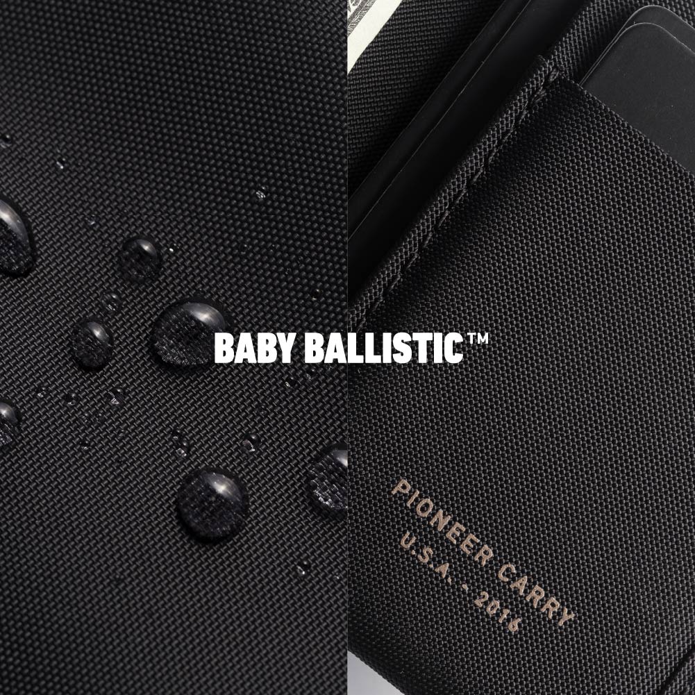 Pioneer Altitude Billfold, Black Baby Ballistic™