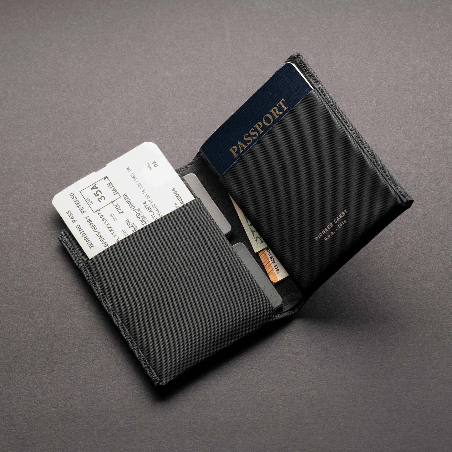 Pioneer Passport Wallet, Black Baby Ballistic™