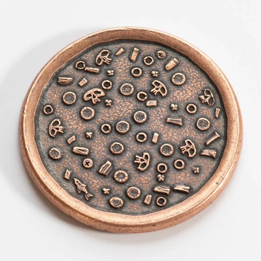 Shire Post Mint Supreme Pizza Coin in Copper with Tiny Pizza Box