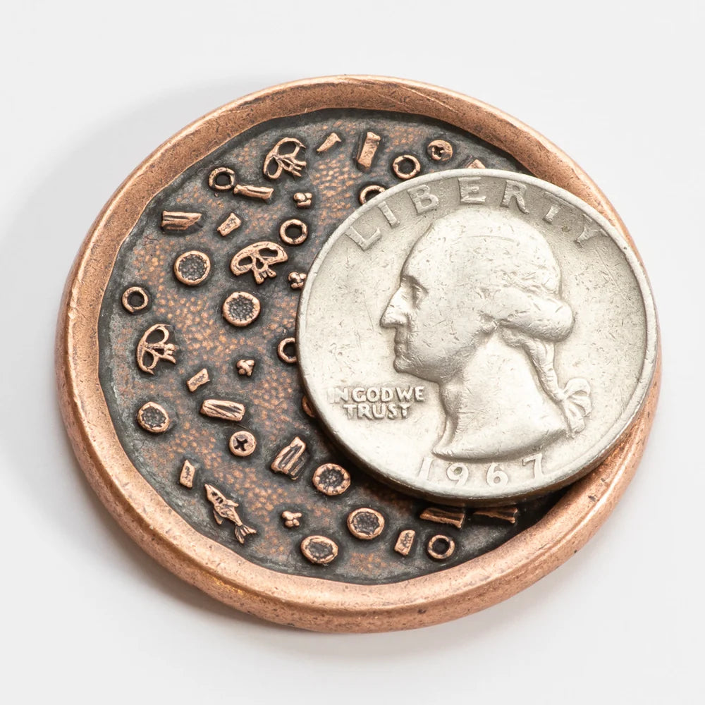 Shire Post Mint Supreme Pizza Coin in Copper with Tiny Pizza Box