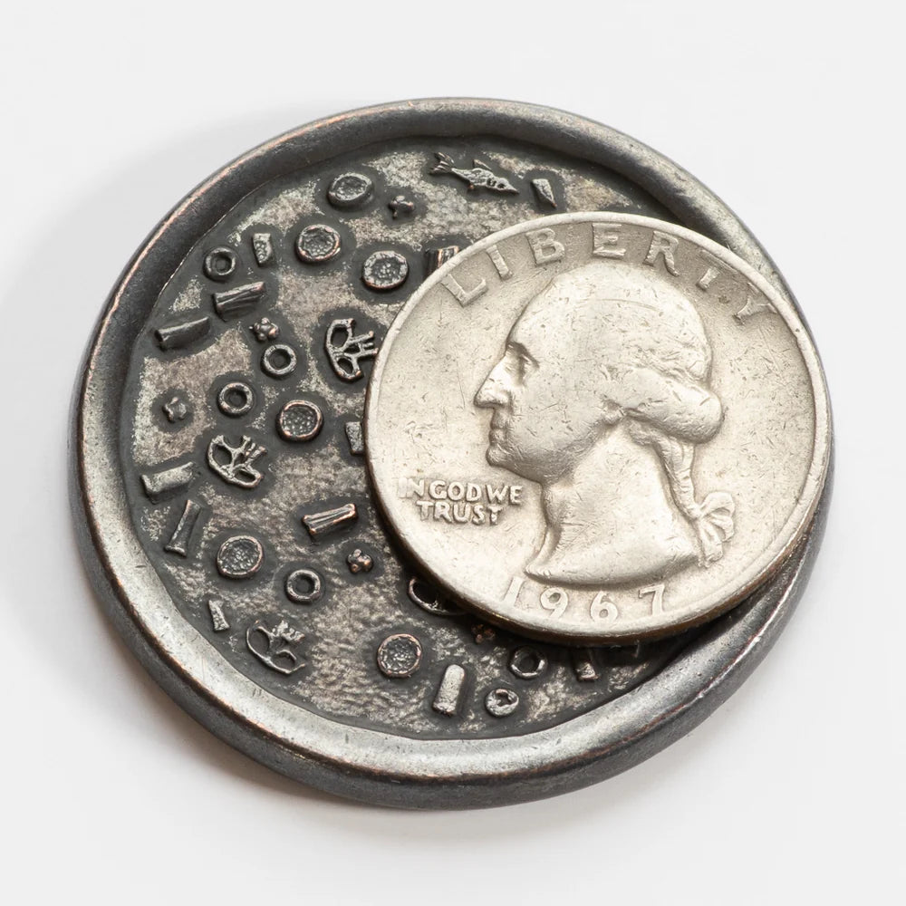 Shire Post Mint Burnt Supreme Pizza Coin with Tiny Pizza Box