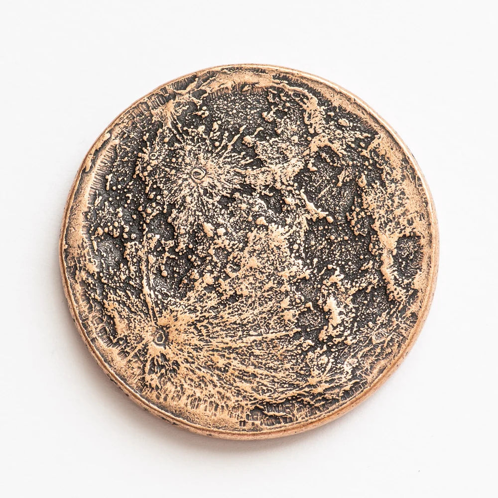 Shire Post Mint Pizza Moon Supreme Pizza Lunar Coin in Copper with Tiny Pizza Box