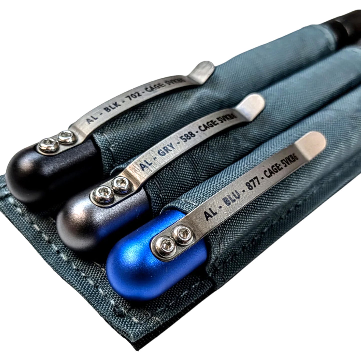 CountyComm Origin Aluminum Type III Anodized Embassy Pen By Maratac®, Lights Out Black