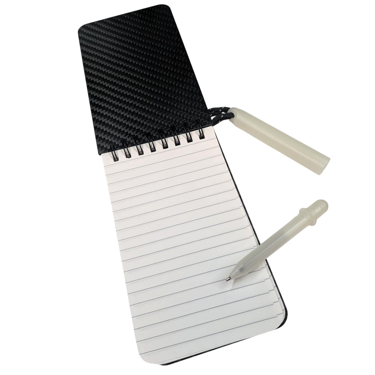 CountyComm Weather Proof Carbon Fiber Notebook V2 (Includes Glow POP Pen)