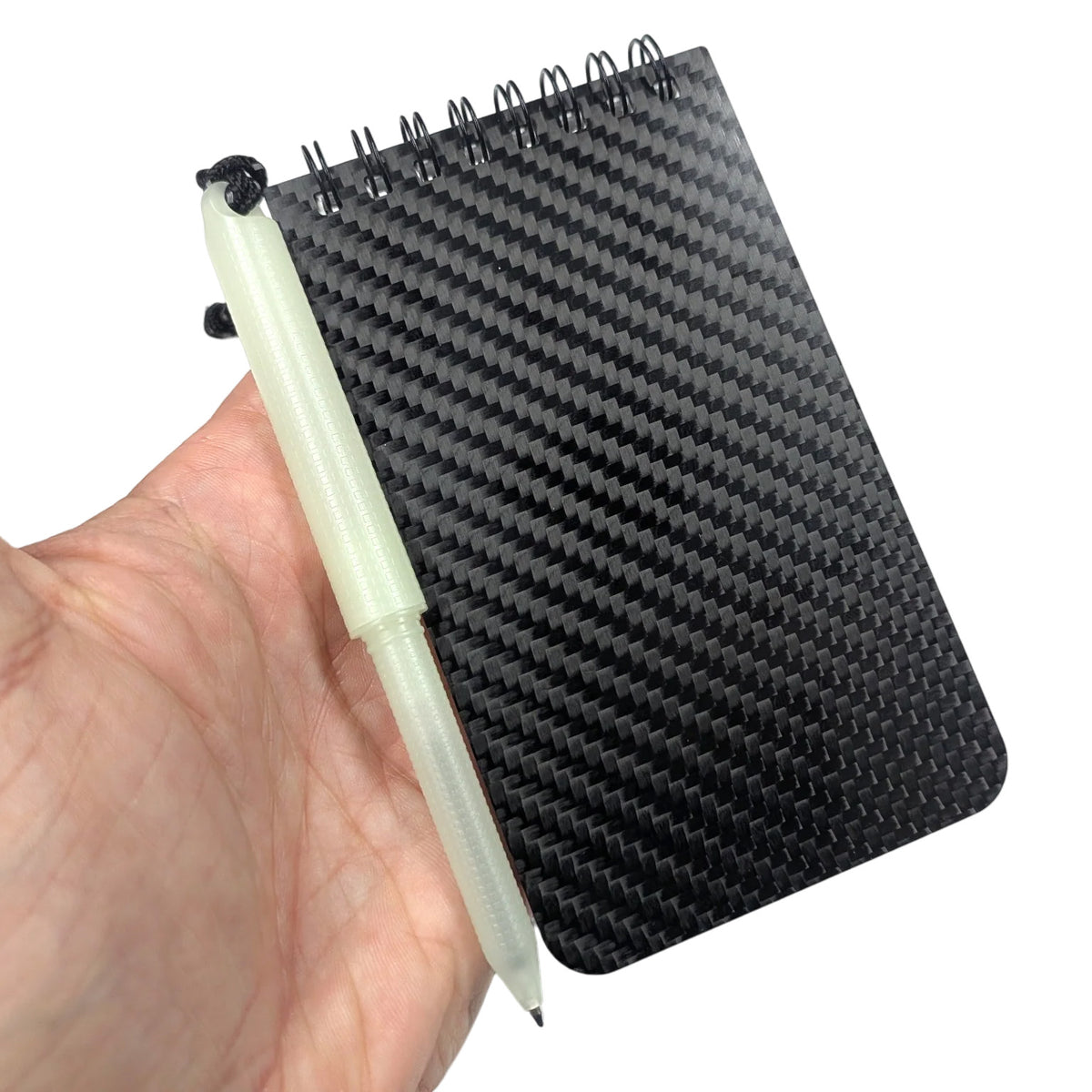 CountyComm Weather Proof Carbon Fiber Notebook V2 (Includes Glow POP Pen)