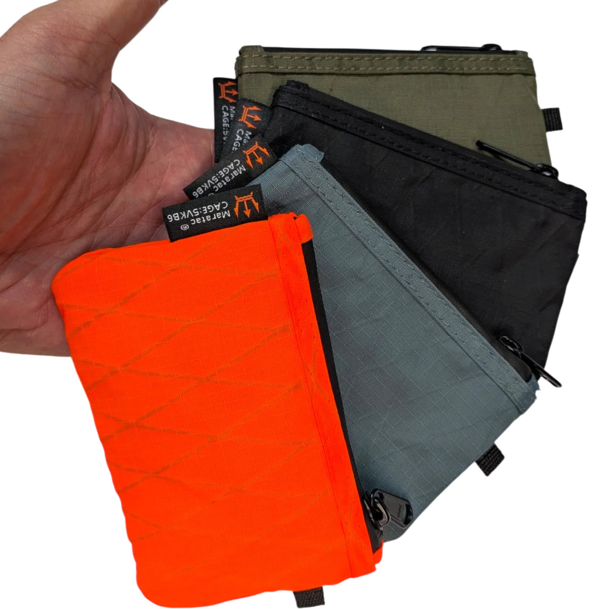 CountyComm The Costanza XPAC® Zipper Wallet Pouch by Maratac®, Black