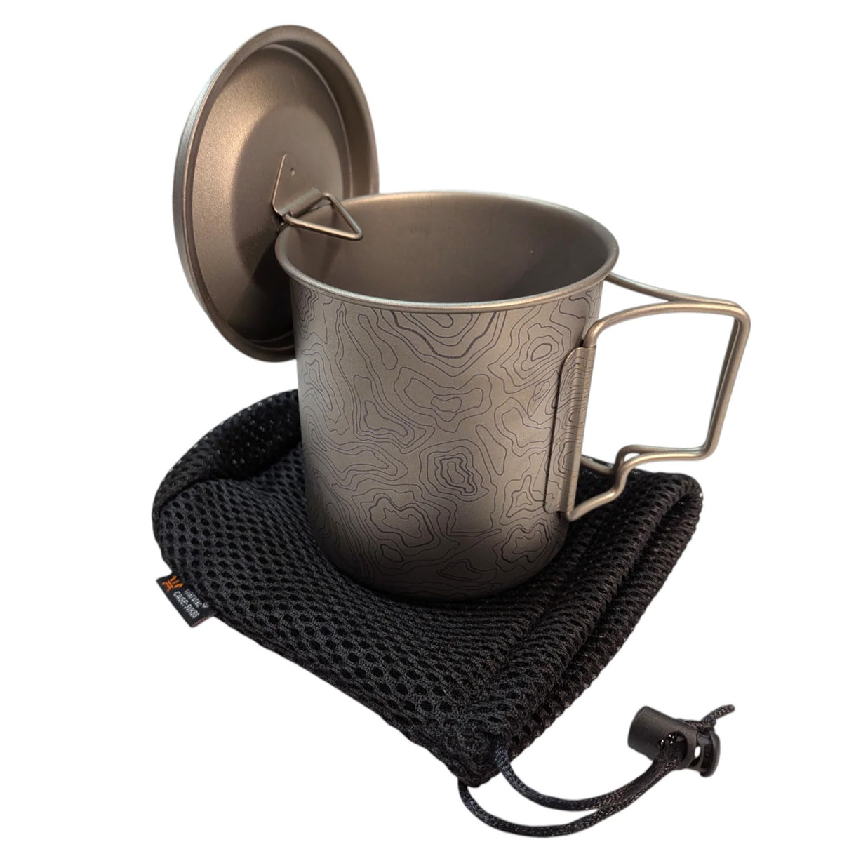 CountyComm Titanium 15oz Topo-Field Cup + Lid Adventure Kit by Maratac®