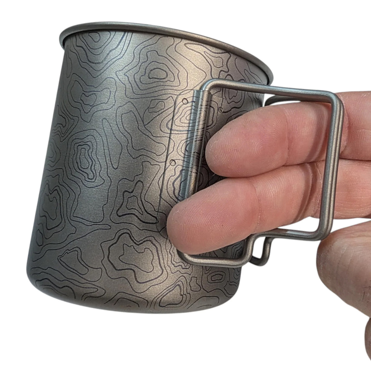 CountyComm Titanium 15oz Topo-Field Cup + Lid Adventure Kit by Maratac®